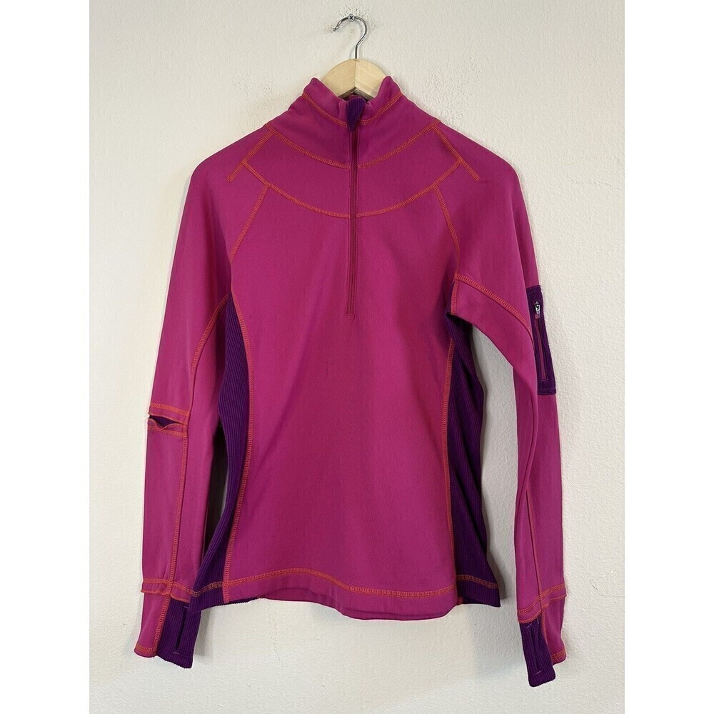 Title Nine Half Zip Pink Long Sleeve Women’s Size S